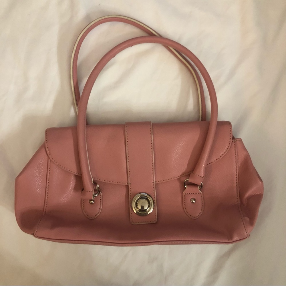 Baby pink mini purse